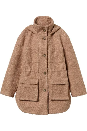 Twin-Set Curly-finish parka coat