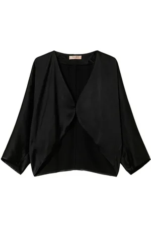 Twin-Set Satin shrug jacket
