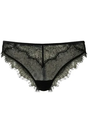 Twin-Set Lace Tulle Brazilian briefs