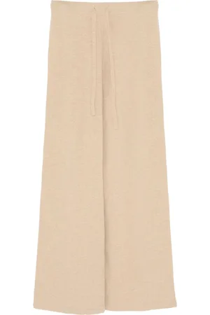 YVES SALOMON Knitted wide-leg trousers