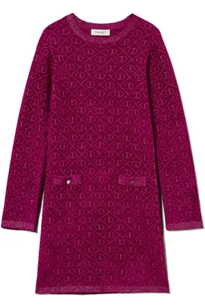 Twin-Set Jacquard knit dress