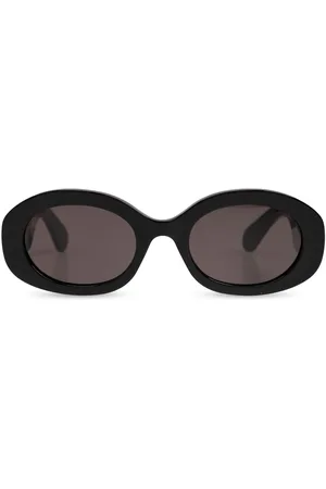 Chloé Oval-frame recycled-acetate sunglasses