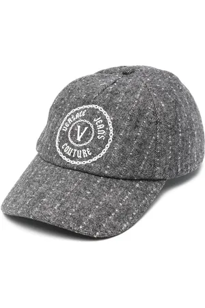 VERSACE Logo-print cap
