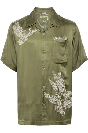 Maharishi Peace dove embroidered shirt