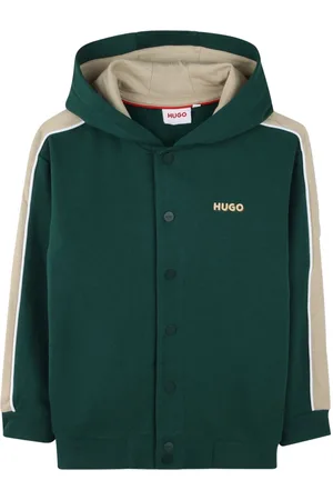 HUGO BOSS Hooded fleece cardigan