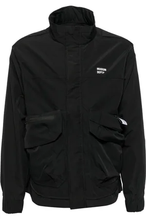 Musium Div. Zip fastening logo print jacket
