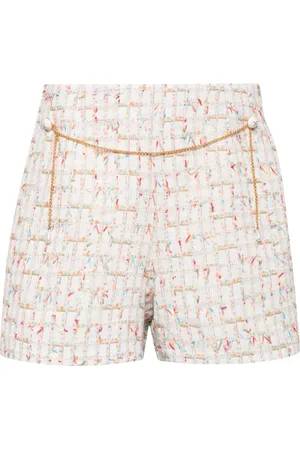 Edward Achour Paris Chain-link detail tailored shorts