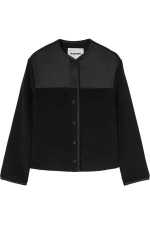 Jil Sander Panelled fleece jacket