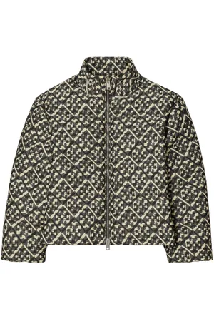 Tory Burch Monogram-pattern down jacket