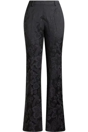 Etro Tonal-design jacquard trousers