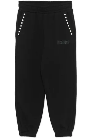 Moschino Stud-detail track pants