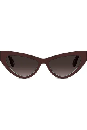 Moschino Logo-plaque sunglasses