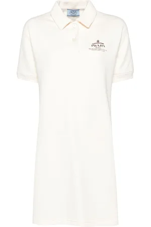 Prada Fleece short-sleeves mini dress