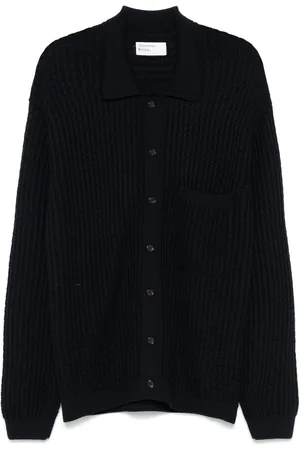 Universal Works Classic-collar cardigan