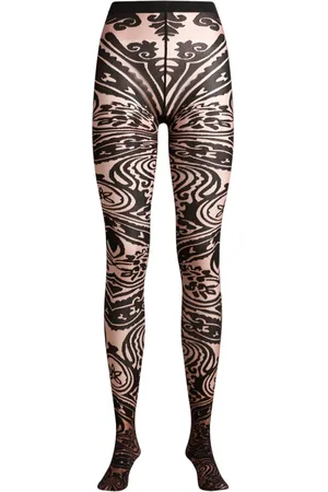 Etro Paisley Tattoo tights