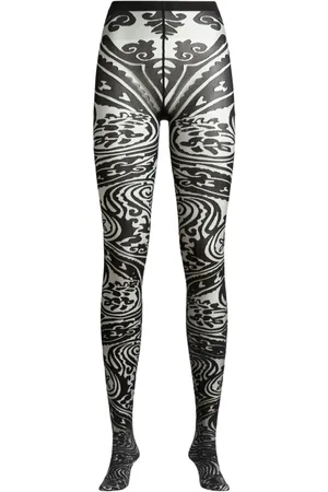 Etro Paisley Tattoo tights