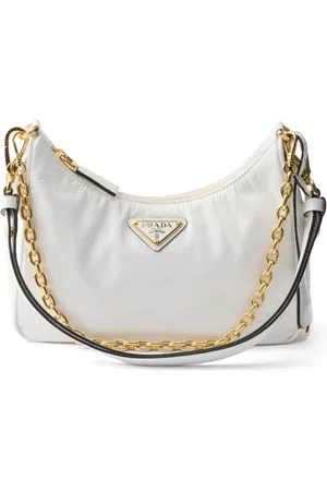 Prada Re-Edition patent leather shoulder bag
