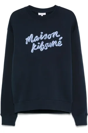 Maison Kitsuné Logo-embroidered sweatshirt