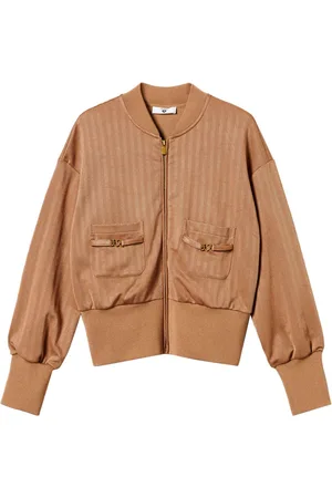 Twin-Set Jacquard bomber jacket