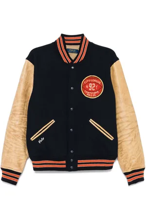 Ralph Lauren Chenille-patch bomber jacket