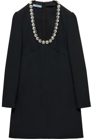 Prada Glass crystal embellishment dress