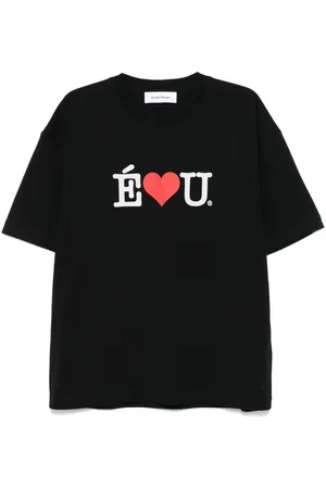Etudes Slogan-print T-shirt