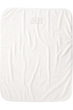 Familiar Bear-embroidered cotton sleeping bag