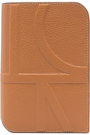 Totême Embossed-monogram passport holder