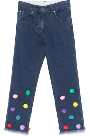 Stella McCartney Pompom-detail jeans