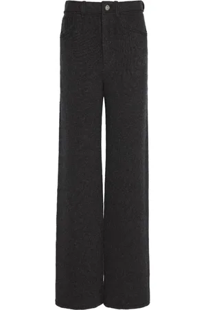Barrie Wide-leg knitted trousers