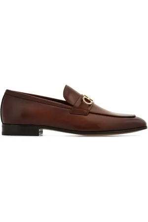 Salvatore Ferragamo Gancini-plaque loafers