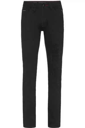 Philipp Plein Super Straight dragon-detail jeans