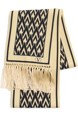 VALENTINO GARAVANI Toute La V bandeau silk scarf