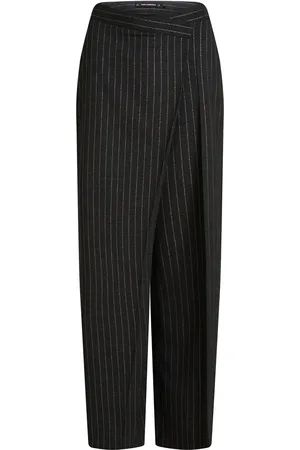 Karl Lagerfeld Pinstriped tapered trousers