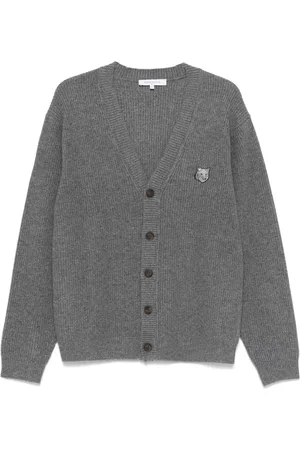 Maison Kitsuné Bold Fox Head-patch cardigan