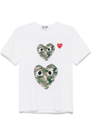 Comme des Garçons Heart-patch T-shirt
