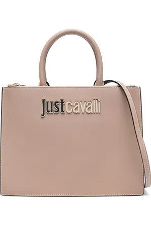 Roberto Cavalli Logo lettering tote bag