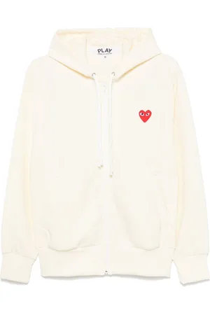 Comme des Garçons Heart-appliqu?? hoodie