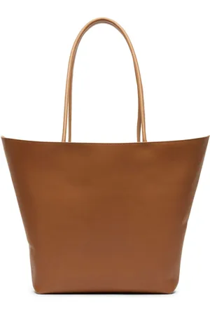 MARSÈLL Open-top leather tote bag