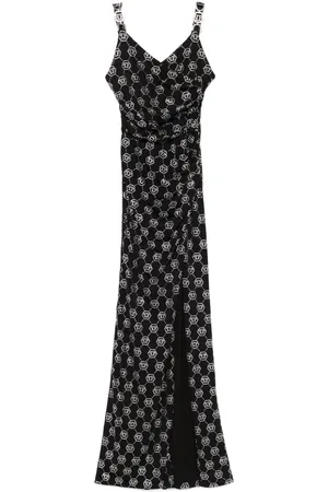 Philipp Plein Logo-appliqu?? maxi dress