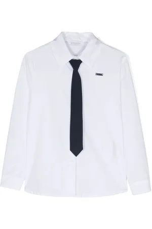 MONNALISA Necktie cotton shirt