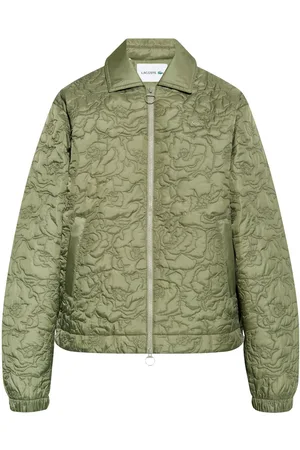 Lacoste Floral-quilted jacket
