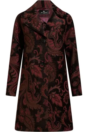 Etro Patterned-jacquard midi coat
