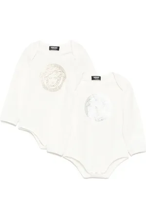 VERSACE Logo-printed bodies (pack of two)