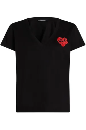 Karl Lagerfeld K/Heart cotton T-shirt