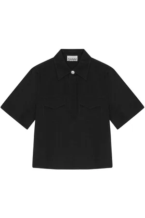 Ganni Twill blouse