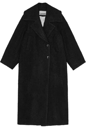 Ganni Textured boucl?? coat