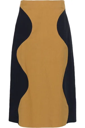 Colville Panelled midi skirt