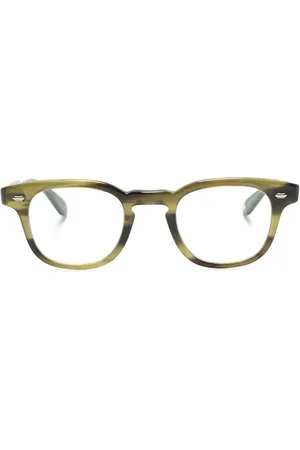 GARRETT LEIGHT Sherwood square-frame glasses
