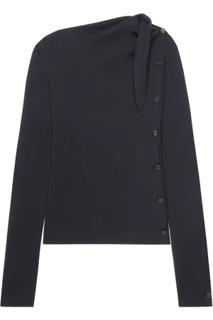 Courrèges Knot oblique cardigan